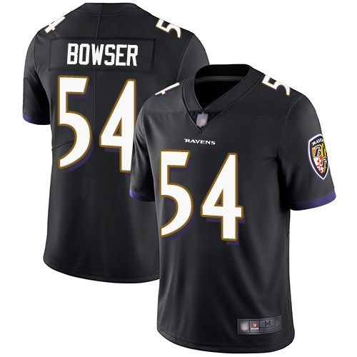 Baltimore Ravens Limited Black Men Tyus Bowser Alternate Jersey NFL Football #54 Vapor Untouchable